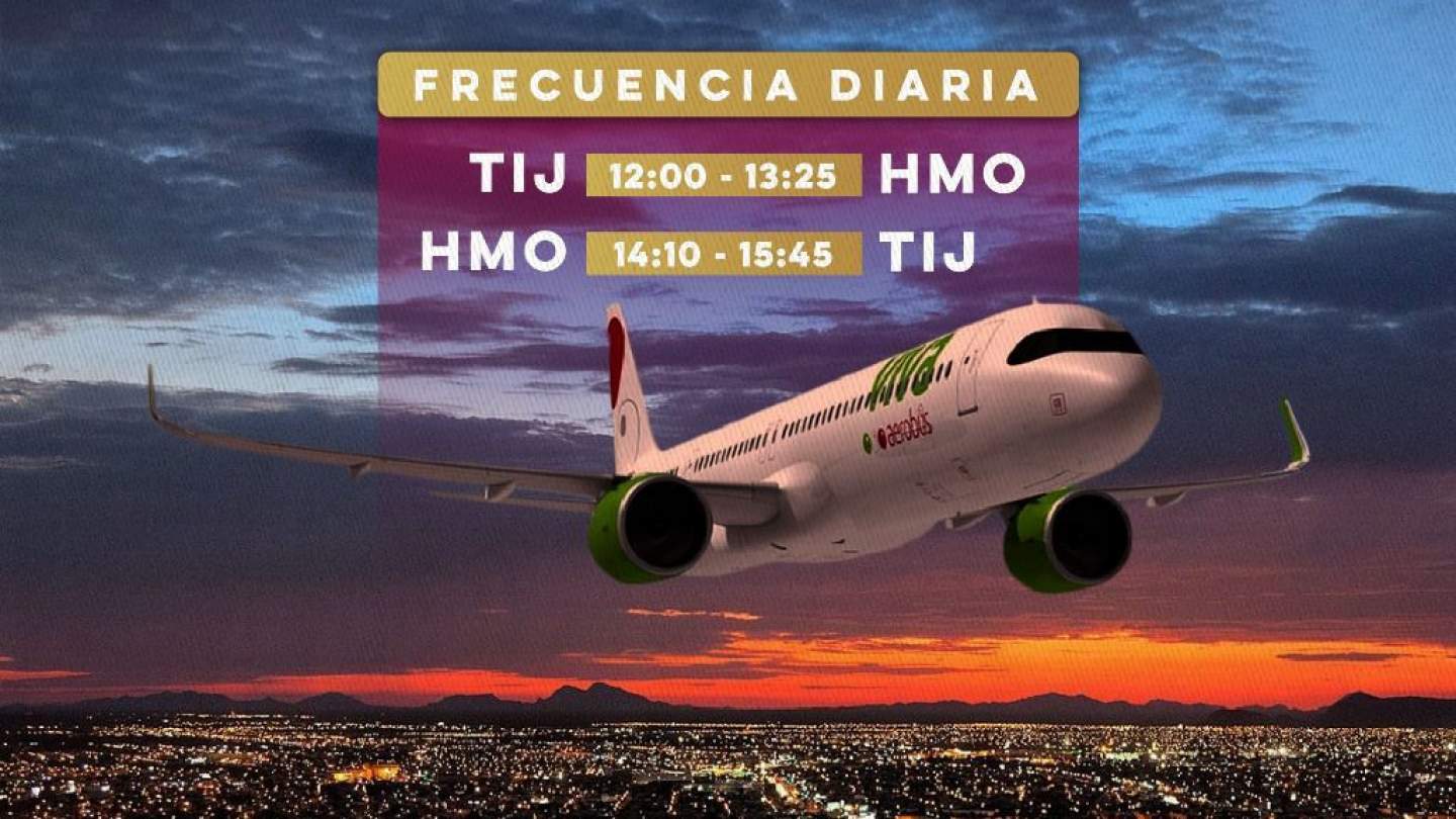 Gobernador Durazo fortalece conectividad y turismo en Sonora con nueva ruta aérea Hermosillo – Tijuana